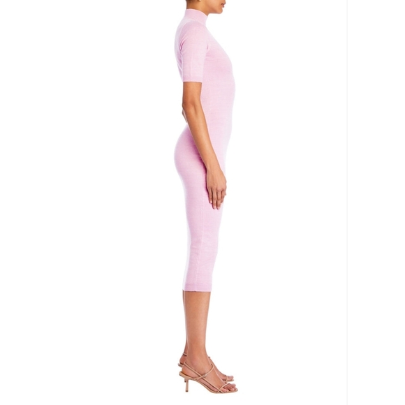 NWT $278 SEROYA Jana Knit Midi Ballet Pink Extra Small XS - Picture 3 of 7